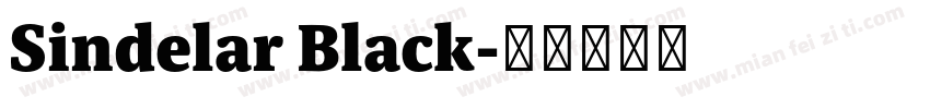 Sindelar Black字体转换